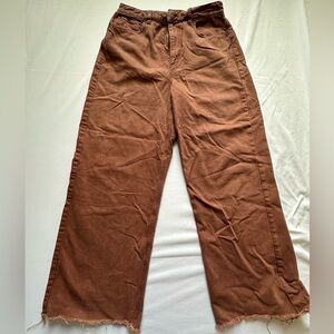 GARAGE DENIM // BURNT ORANGE DISTRESSED JEANS // SIZE 27